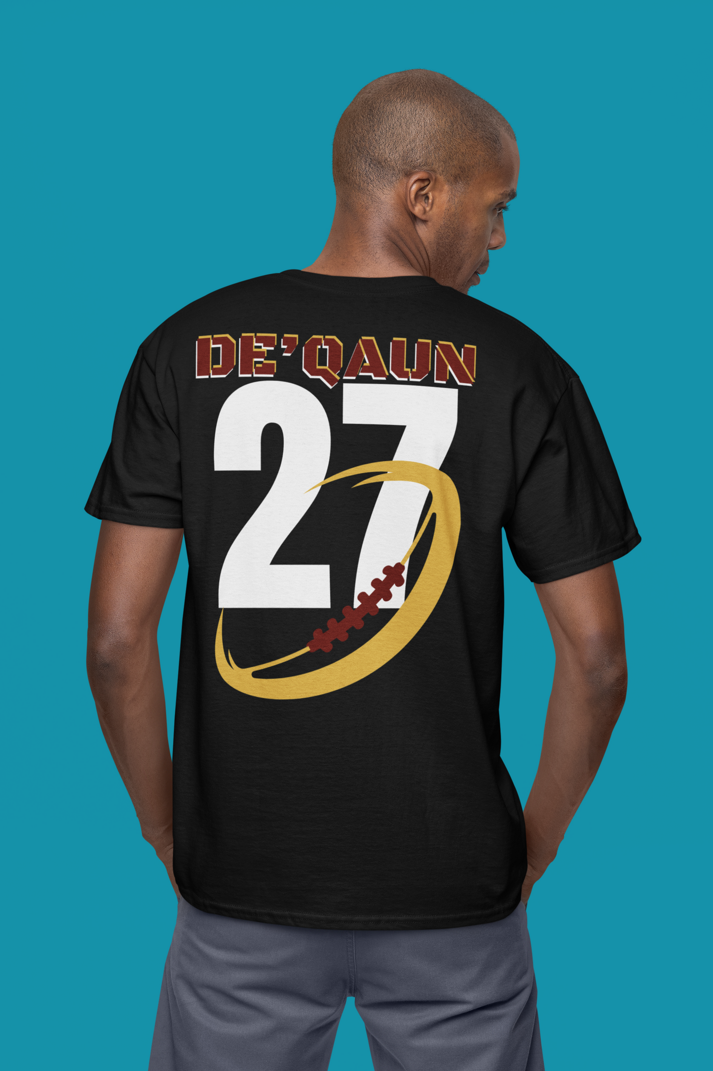 FOOTBALL FAN CUSTOM TEE